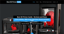 Desktop Screenshot of best3dprinterguide.com